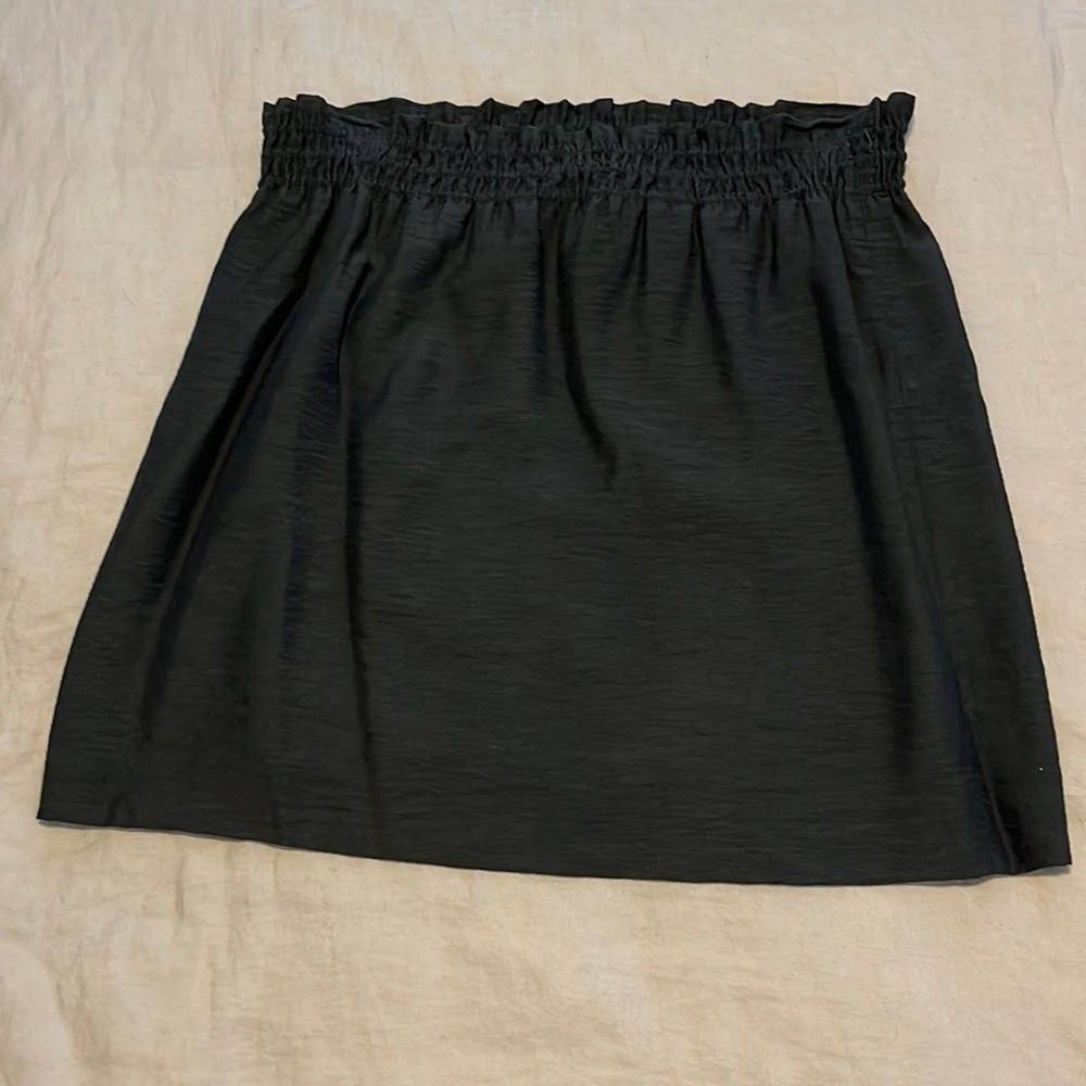 J.Crew Dark Grey Elastic Waist Mini Skirt